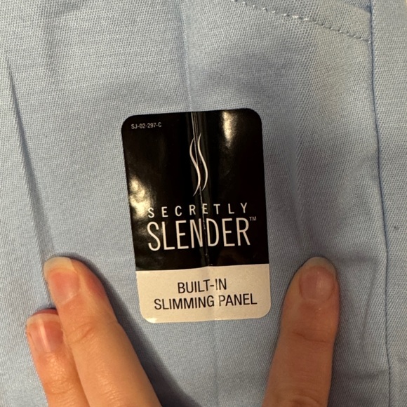 NWT St. John's Bay Light Blue Capri Pants - Picture 3 of 8